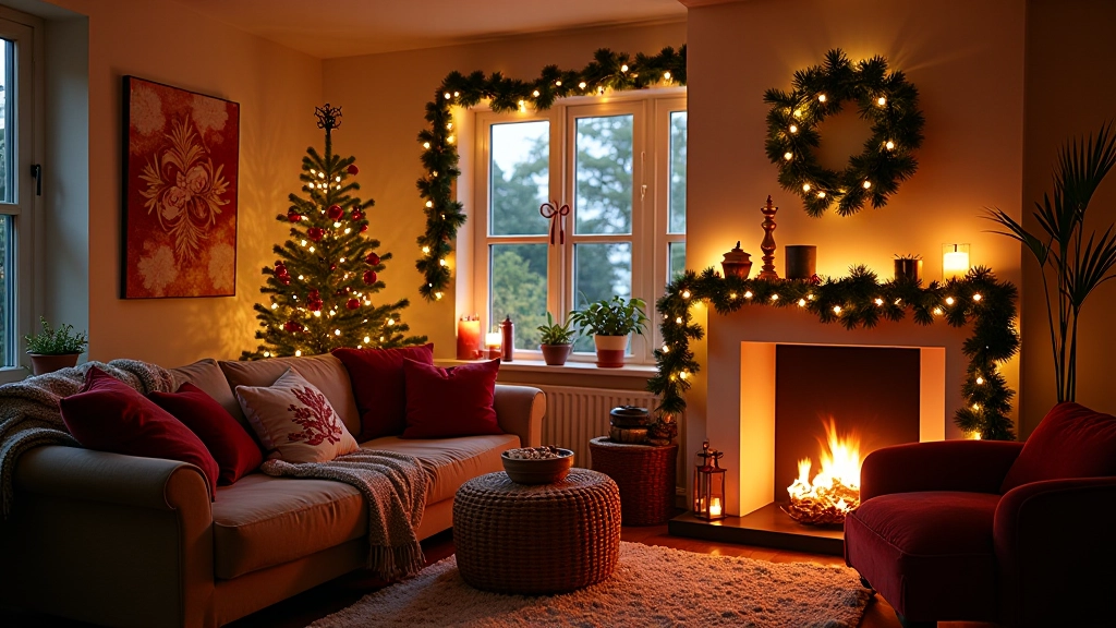 Seasonal Christmas and Bonfire Night décor